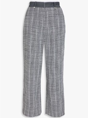 MAJE Gray Tweed Trousers